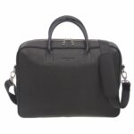 TOP HANDLE MESSENGER LEATHER BRIEFCASE by CLUB ROCHELIER