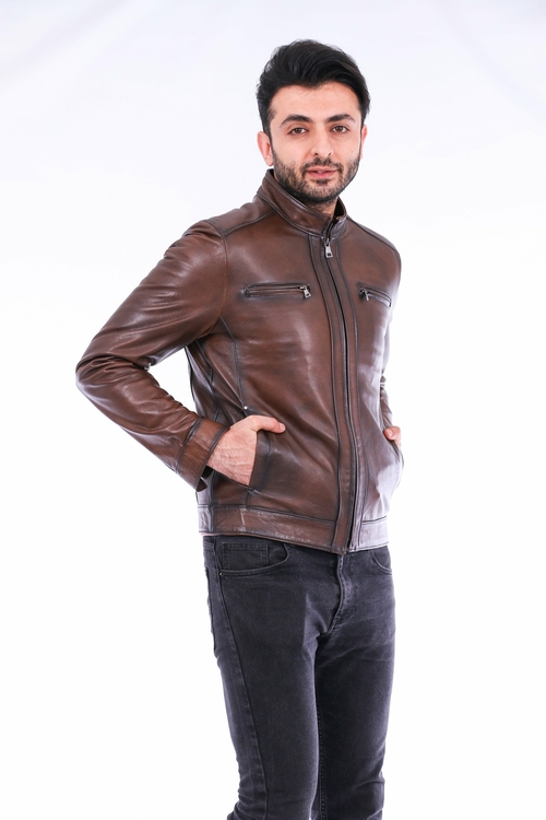 Armati Biker Leather Jacket