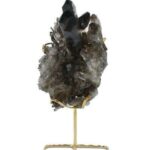 Smoky Quartz Cluster on Wire Stand