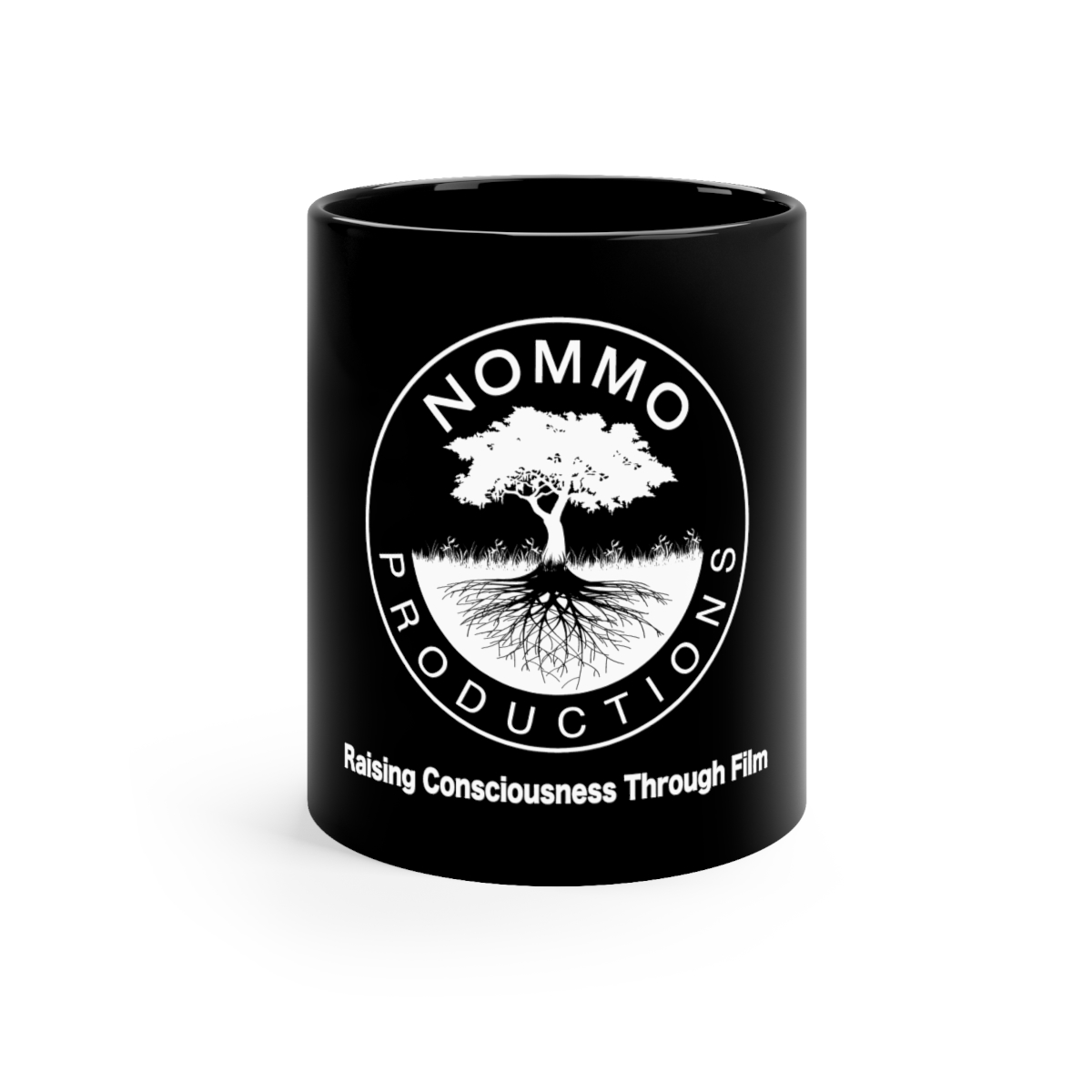 NOMMO Productions Black Mug